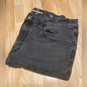 Goodfellow & CO Men’s slim fit insulated winter denim jeans black